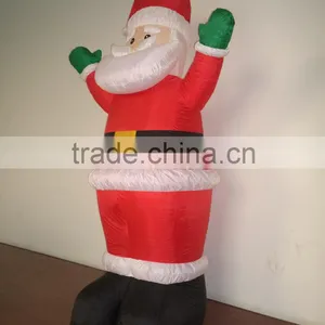 DJ-XT-43 Inflatable Santa Claus Door Decoration Christmas Patio Decoration thumbnail-3