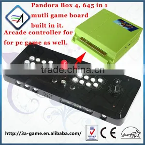 Arcade Controller Joystick Kit Pandora Box 4 hd 645 in 1 Multi Game Board Fight Stick to TV PC 2 Players USB Arcade Controller thumbnail-1