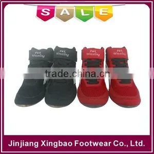 2015 Hot Chinese Split Sole Wrestling Shoes For Sale Ultimate Leather MMA Wrestling Shoes Inflect Lo-Boxer Rare thumbnail-6