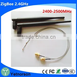 2.4GHz Wifi RP-SMA Antenna + U.fl / IPEX Cable for WiFi Linksys Router WRT610N thumbnail-1