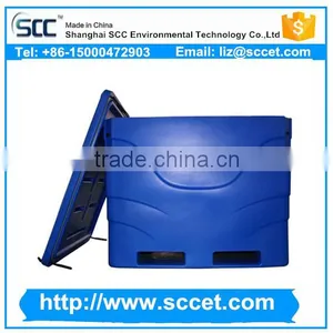 1000liter Rotomolded Plastic Fish Insulation Box, SCC Fish Container for Sale thumbnail-2