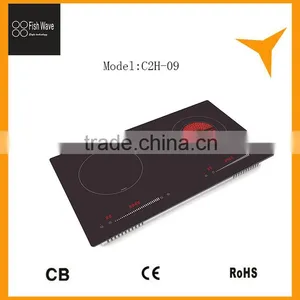 Commerical Hotel Kitchen Appliance Double Burner Infrared Cooker Induction Cooker China Manufacturer thumbnail-1