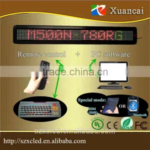 HOT! KBM500N-780RG(P7.62-7x80RGY) 65.2x9.7x3.4cm Led Wireless Keyboard Support Indoor and Outdoor Single /tricolor Led Sign thumbnail-1