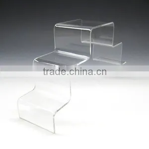 Tier Acrylic Counter Display Risers, Riser for Sale thumbnail-2