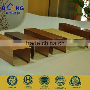 Wholesale Wood Grain Access Panel Aluminum Baffle Ceiling thumbnail-2