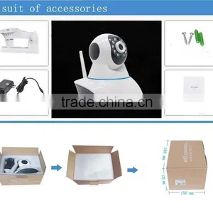 720P Pixels Robot IP Camera Wifi Wireless Pan Tilt Security Camera With TF Card Storage Quality Choice thumbnail-6