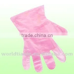 Plastic Pink Gloves for Various Kind of Usage thumbnail-1