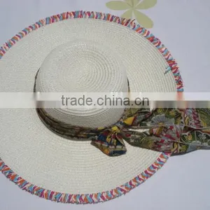 Made in Zhejiang China Special Discount Cheap Large Brim Beach Hat Sun Visors thumbnail-3