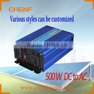 CHENF Chinese Manufacturers Wholesale 500w Normal Specification Pure Sine Wave Single Output Power Inverter thumbnail-1