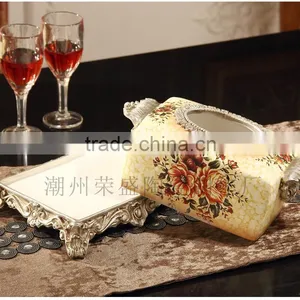 Fashion Design Ceramic Napkin Holder thumbnail-4