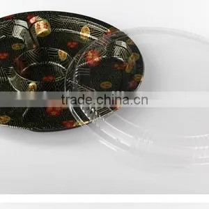 64R 6compartment Plastic Sushi Container/takeaway Sushi Box/takeout Sushi Tray Quality Choice thumbnail-4