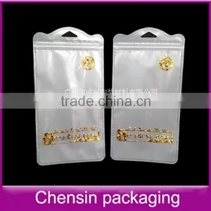 Cellphone Case Plastic Packaging Sleeve Poly Zipper of the Hot Stamping Print thumbnail-3