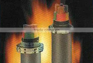 Underground Flame Retardant Cables IEC60332 Copper Core PVC Insulated Rated Voltage 300V thumbnail-1