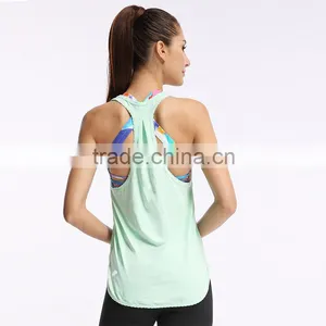 Breathable Colorful Gym Stringer Vest, Good Performance Vest for Ladies thumbnail-1