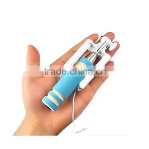 Monopod New Design 13.5 CM Length Wired Selfie Stick Mini thumbnail-2