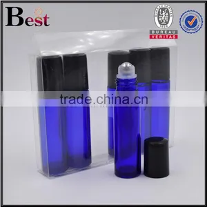 10ml Empty Dark Blue Perfume Bottle Roller in Package thumbnail-4