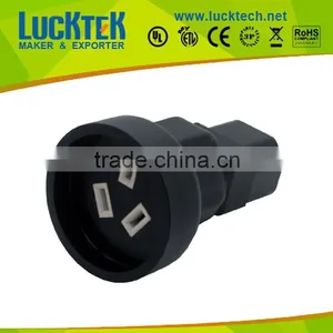 IEC 320 C14 to SAA Australia 3 Pin Female Power Adaptor thumbnail-1