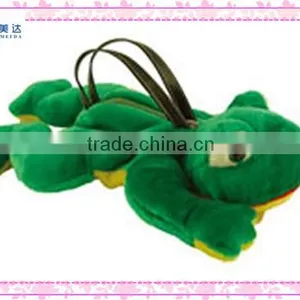 Hot Sale Plush Green Frog Handbag thumbnail-1