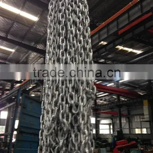 Open Link Ship Chain 44mm Black or HDG Surface for Buoy thumbnail-2