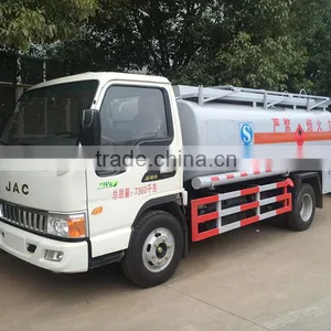 Mini Fuel Tank Truck Made in China JAC 3.5-5cbm Mini Fuel Tank Truck thumbnail-5