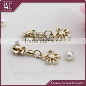 Zinc Alloy Zipper Pull Zip Slider for Leather Bags thumbnail-1