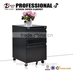 Light Weight 3 Drawer Movable Metal Drawer Cabinet thumbnail-1