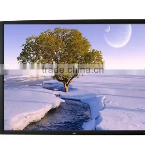 Fixed Frame Screen Glass Fabric White Grey Front Projection Ratio 16:9/ 4:3/1:1 PVC Projection Screen for Home Theater Education thumbnail-2