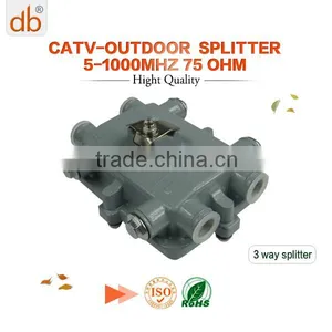Trunk Line 5-1000MHz Outdoor tv Splitter 3 Way Splitter thumbnail-1
