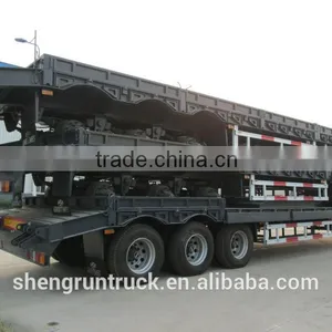 40t 3axles LOW BED SEMI TRAILER thumbnail-2