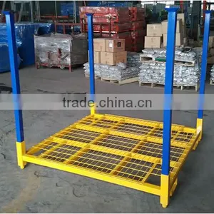 Practical Metal Stacking Rack for Moveable and Tyre Goods Storing thumbnail-5