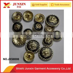 China Factory Custom Metal Brass Buttons for Garments thumbnail-1