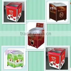 Commercial Ice Cream Chest Display Refrigerator thumbnail-1