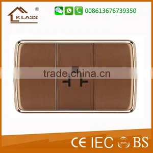 EU Standard 16A 1gang SCHUKO Wall Electrical Socket thumbnail-5