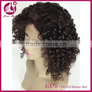 Virgin Hair Wholesale Accept Paypal European Afro Curl Hair Adjustable Wig Cap thumbnail-1