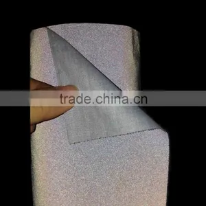 Black Reflective Cotton Fabric for Clothing thumbnail-1