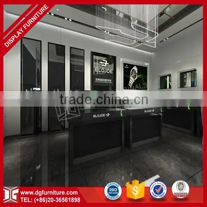 Factory Direct Sale Glass Wall Mounted Watch Display Counter thumbnail-1