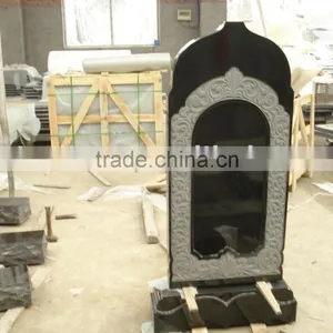 Black Headstone Monument thumbnail-1