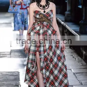 Designer Cotton Gucci Plaid Check Fabrics for Shirt Dress Skirt thumbnail-6