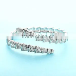925 Sterling Silver Men's Silver Bracelet Men Bangle SBG629W thumbnail-3