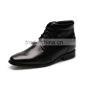 Bulk Wholesale Genuine Leather Lace-up Ankle Branded Men Loafer Boots thumbnail-1
