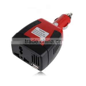 Hot 150W 220V Power Inverter New Cigarette Lighter Power Supply AC Car Power Inverter Adapter With USB Charger Port thumbnail-3