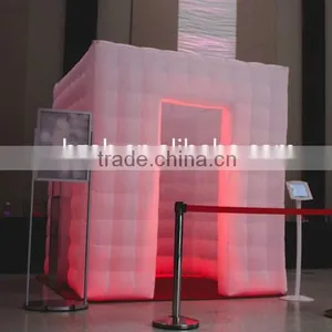 LED Inflatable Photo Booth Cube Tent for Wedding Decoration thumbnail-4