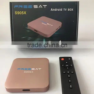 New Freesat S905X Android TV Box Satellite Receiver Amlogic S905X Quad Core 2G+8G 4K STB OTT Box Support Kodi Bluetooth WIFI thumbnail-5