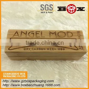 2 Boards Bamboo Box With Laser-engraved Logo For Small Gift thumbnail-3