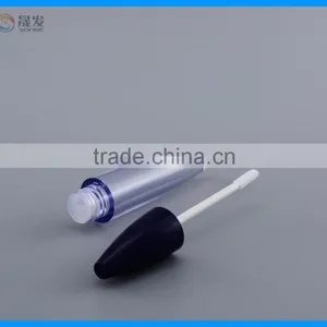 Plastic Empty Lip Gloss Tube With Applicator Brush Cap thumbnail-3