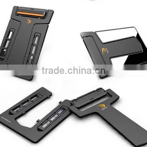 Creative Portable Card Razor/mini Razor With Mirror /pocket Razor thumbnail-1