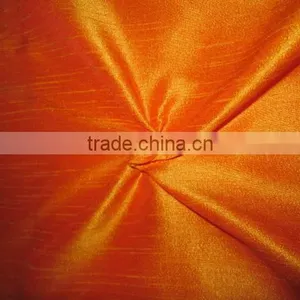 SILK ORANGE SILK FABRIC MATERIAL TEXTILE thumbnail-2
