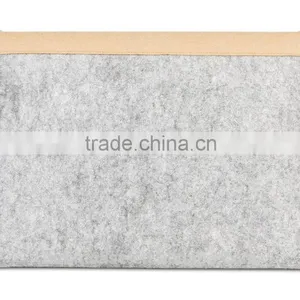 2015 BUBM Grey Pure Wool Felt Fabric Carrying 13 Inch Computer Notebook Case Bag thumbnail-5