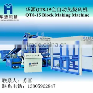 Construction Hollow Block Making Machine Full Automatic QT8-15 thumbnail-1
