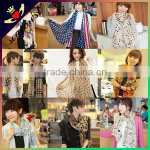 Skull Print Wholesale Scarf,butterfly Printed Scarf,cat Print Scarf thumbnail-1